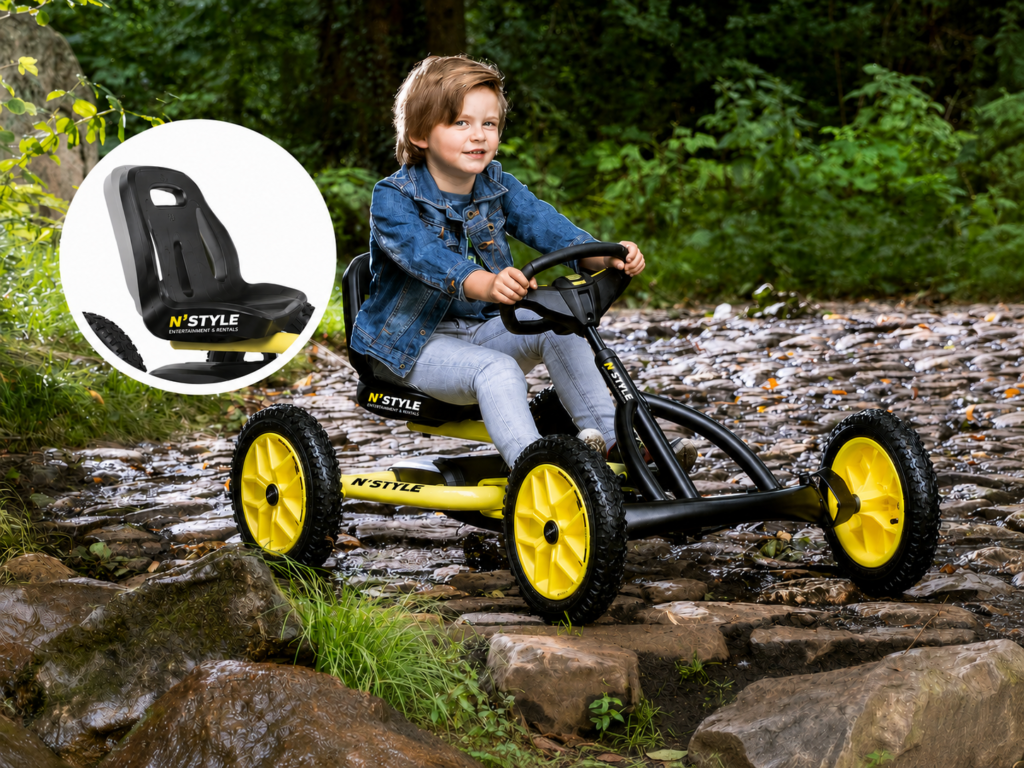 Go-kart adventure in the woods