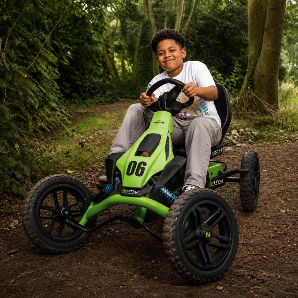 Go-kart adventure in the woods