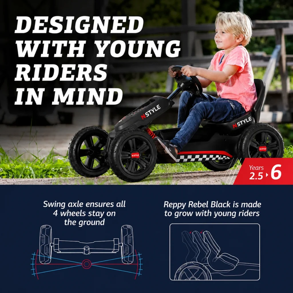 Go-kart fun for young riders