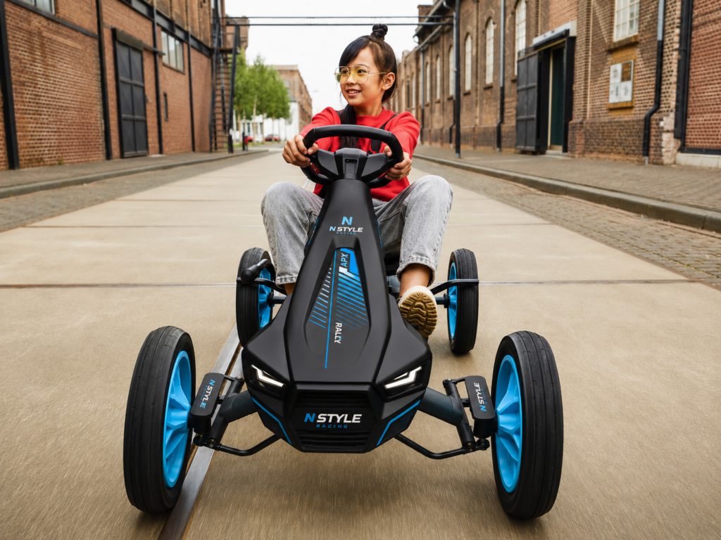 Go-kart fun in the urban alley