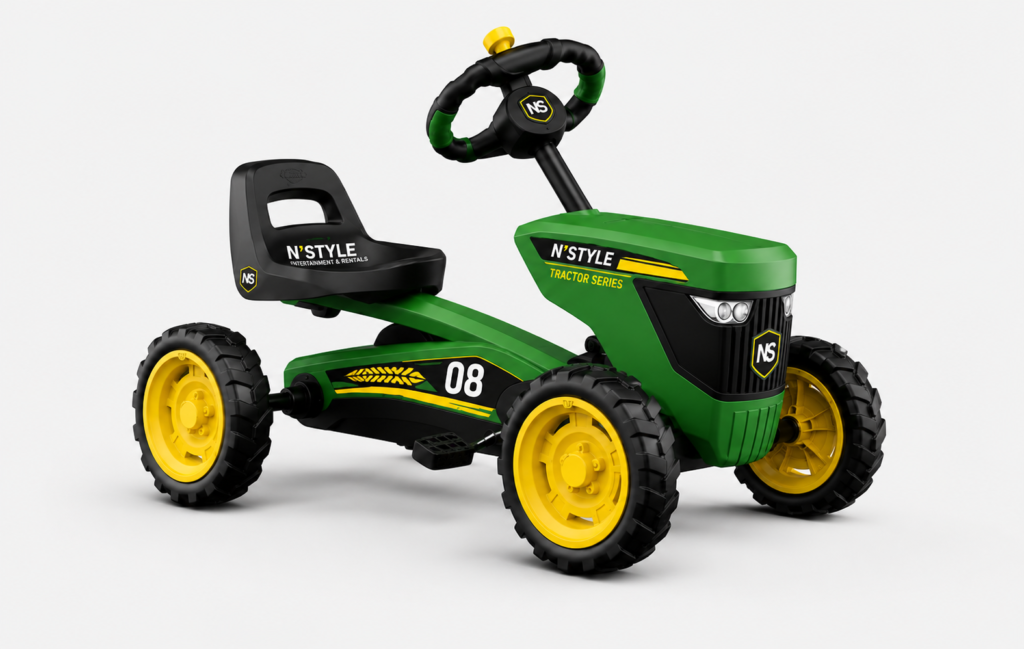 Kids pedal go-kart tractor toy