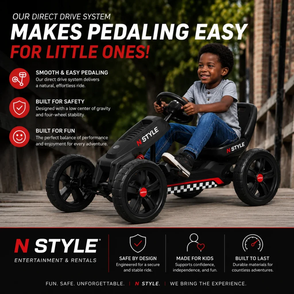 Pedal-powered fun for little adventurers